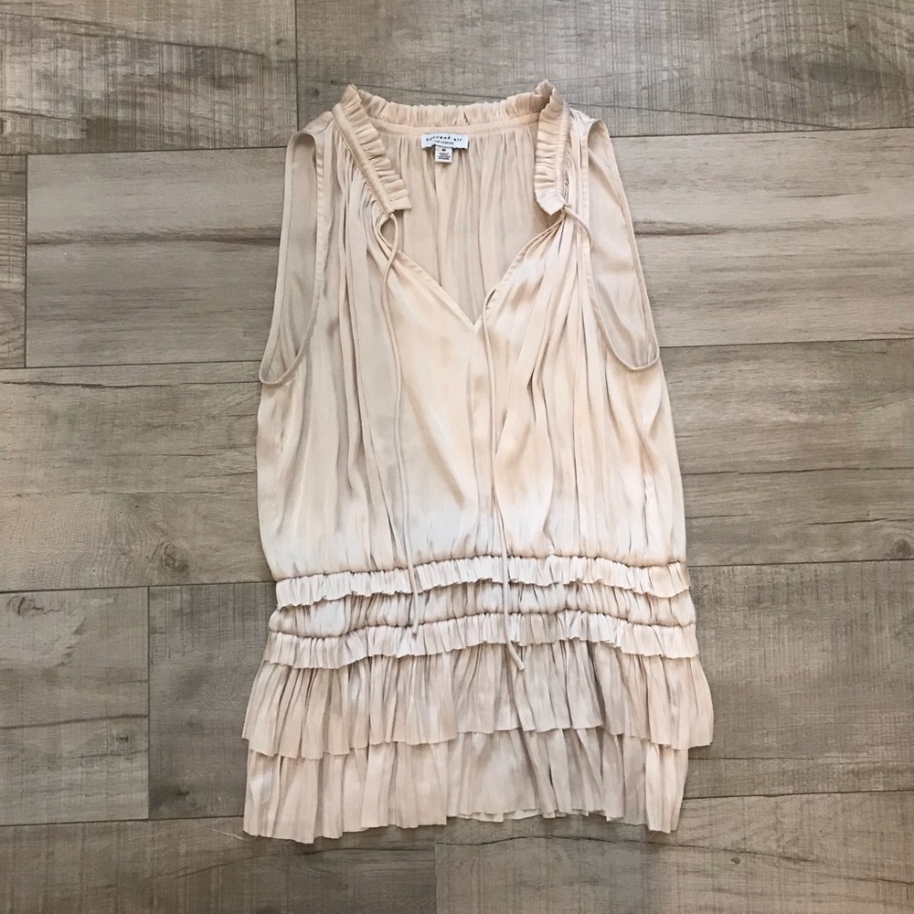 Champagne sleeveless top